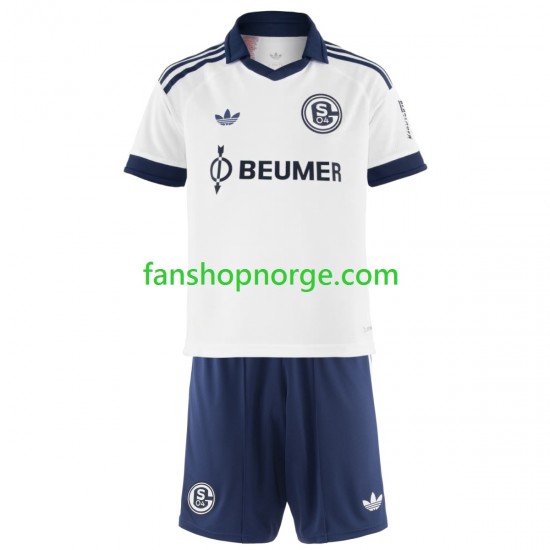 Billige Fotballdrakter FC Schalke 04 Barn Bortedrakt 2026-2027 Kortermet