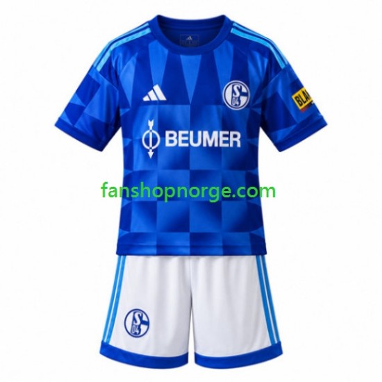 Billige Fotballdrakter FC Schalke 04 Barn Hjemmedrakt 2026-2027 Kortermet