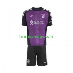 Billige Fotballdrakter Liverpool Keeper Barn Bortedrakt 2026-2027 Kortermet