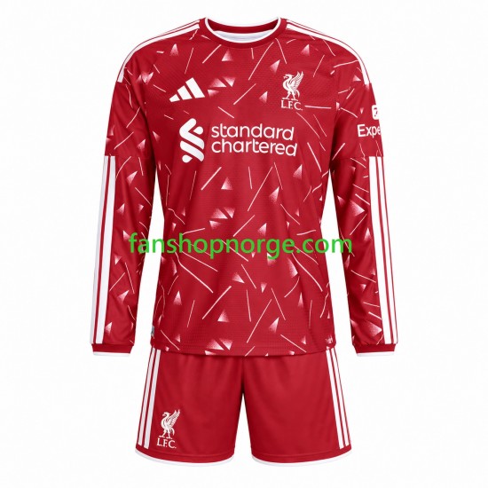 Billige Fotballdrakter Liverpool Barn Hjemmedrakt 2026-2027 Langermet
