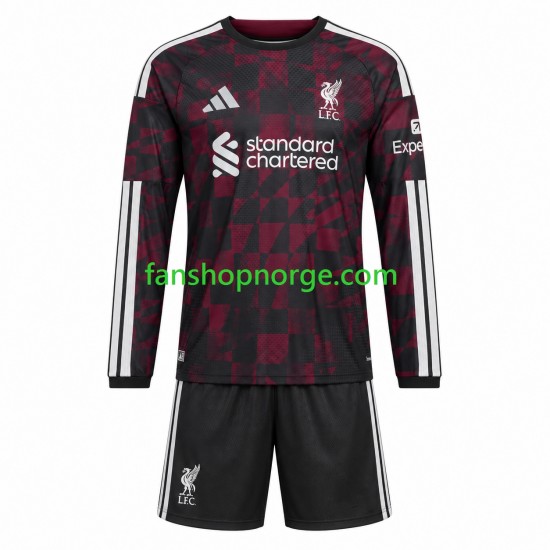 Billige Fotballdrakter Liverpool Barn Tredjedrakt 2026-2027 Langermet