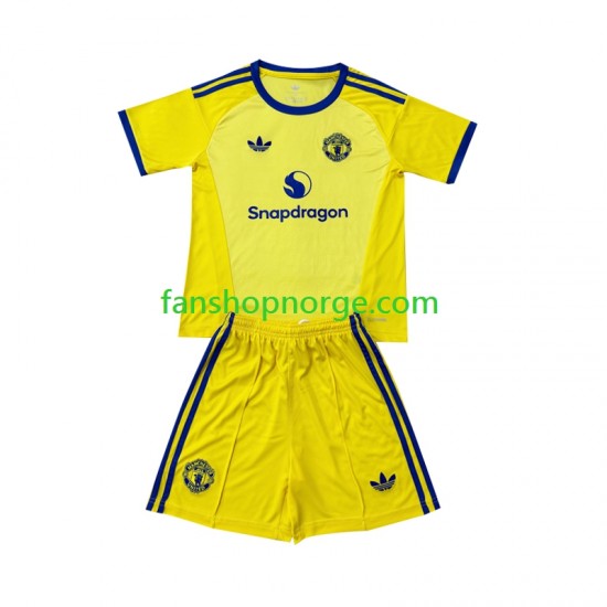 Billige Fotballdrakter Manchester United Keeper Barn Tredjedrakt 2026-2027 Kortermet