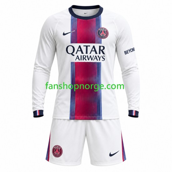 Billige Fotballdrakter Paris Saint-Germain Barn Bortedrakt 2026-2027 Langermet
