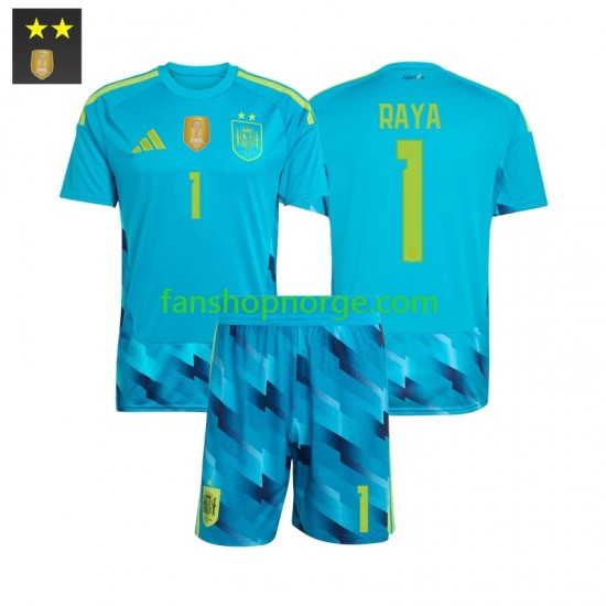 Billige Fotballdrakter Spania David Raya 1 Keeper Barn Hjemmedrakt 2026-2027 Kortermet