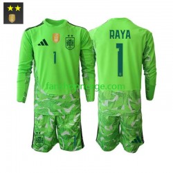 Billige Fotballdrakter Spania David Raya 1 Keeper Barn Tredjedrakt 2026-2027 Langermet