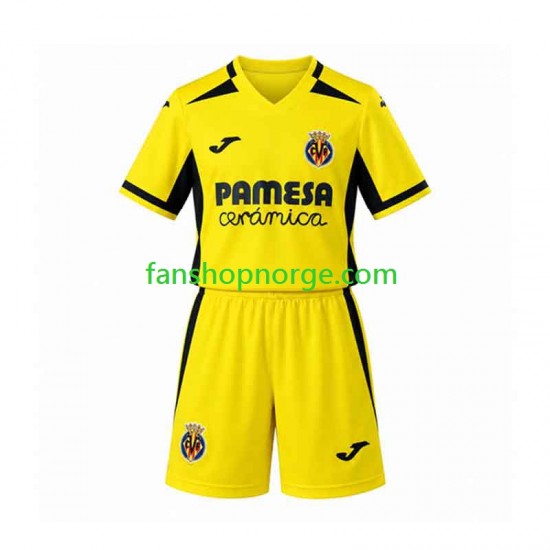 Billige Fotballdrakter Villarreal CF Barn Hjemmedrakt 2026-2027 Kortermet
