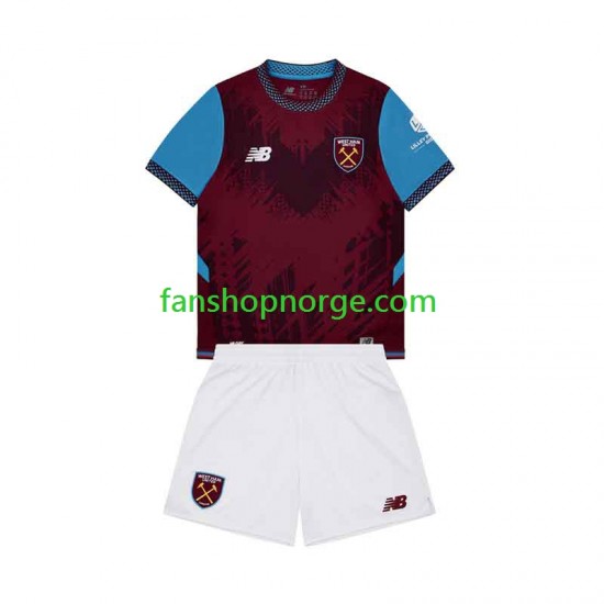 Billige Fotballdrakter West Ham United Barn Hjemmedrakt 2026-2027 Kortermet