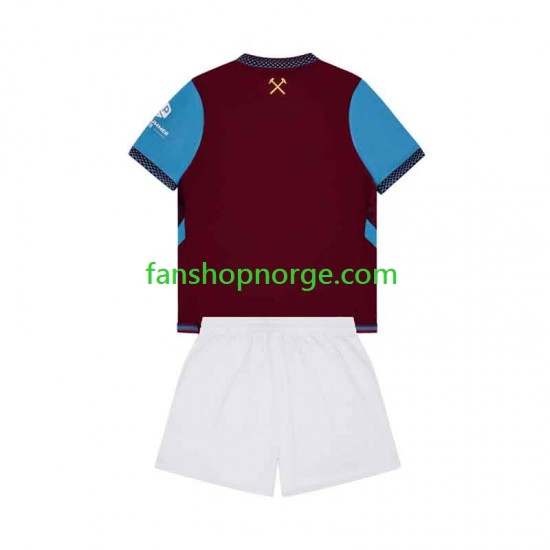 Billige Fotballdrakter West Ham United Barn Hjemmedrakt 2026-2027 Kortermet