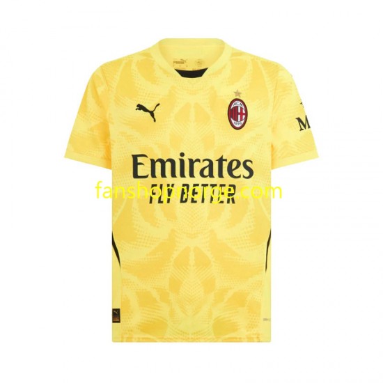 Billige Fotballdrakter AC Milan Mike Maignan 16 Keeper Herre Bortedrakt 2024-2025 Kortermet