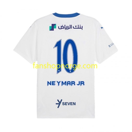 Billige Fotballdrakter Al Hilal Neymar JR 10 Herre Bortedrakt 2024-2025 Kortermet
