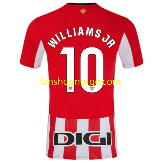 Billige Fotballdrakter Athletic Bilbao Williams JR 10 Herre Hjemmedrakt 2024-2025 Kortermet