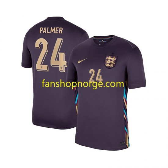 Billige Fotballdrakter England Cole Palmer 24 Herre Bortedrakt 2024 Kortermet