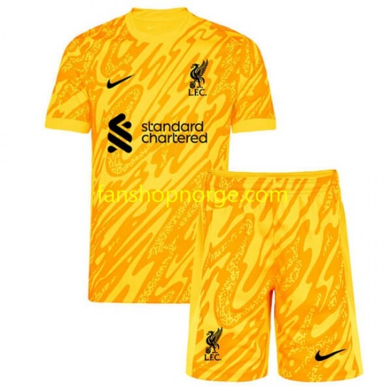Billige Fotballdrakter Liverpool Keeper Barn Fjerdedrakt 2024-2025 Kortermet