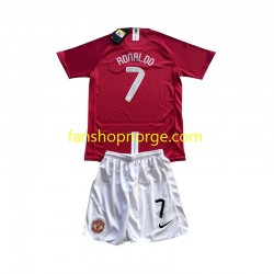 Billige Fotballdrakter Manchester United Cristiano Ronaldo 7 Champion League 2007 Retro Barn Hjemmedrakt Kortermet