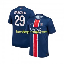 Billige Fotballdrakter Paris Saint-Germain Bradley Barcola 29 Herre Hjemmedrakt 2024-2025 Kortermet