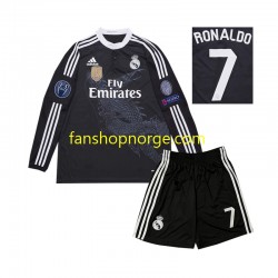 Billige Fotballdrakter Real Madrid Cristiano Ronaldo 7 2014 Retro Barn Tredjedrakt Langermet