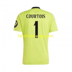 Billige Fotballdrakter Real Madrid COURTOIS 1 Keeper Herre Tredjedrakt 2024-2025 Kortermet
