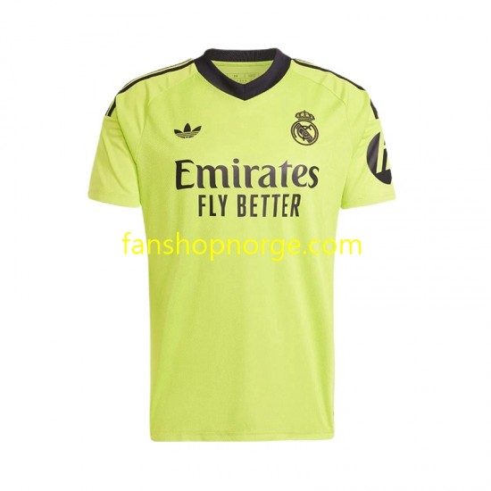 Billige Fotballdrakter Real Madrid COURTOIS 1 Keeper Herre Tredjedrakt 2024-2025 Kortermet