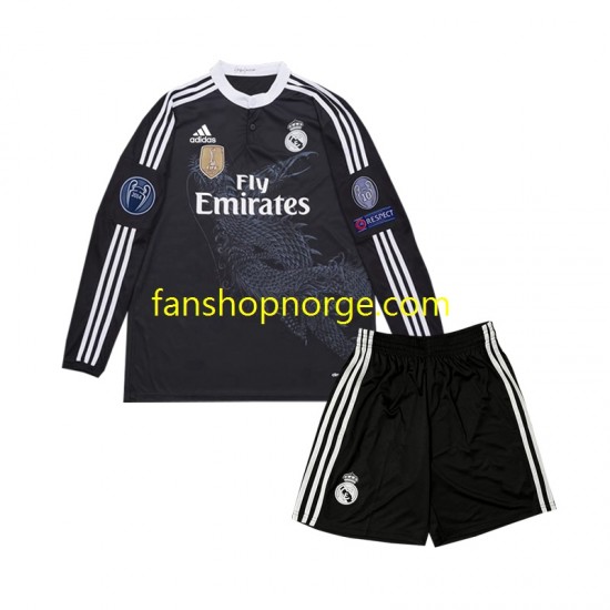 Billige Fotballdrakter Real Madrid 2014 Retro Barn Tredjedrakt Langermet