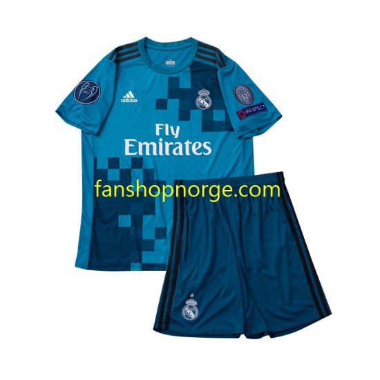 Billige Fotballdrakter Real Madrid 2017 Retro Barn Tredjedrakt Kortermet
