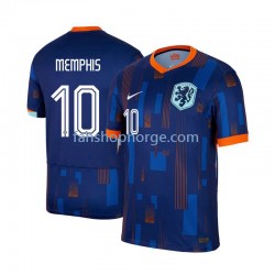 Billige Fotballdrakter Nederland Memphis Depay 10 Herre Bortedrakt Euro 2024 Kortermet