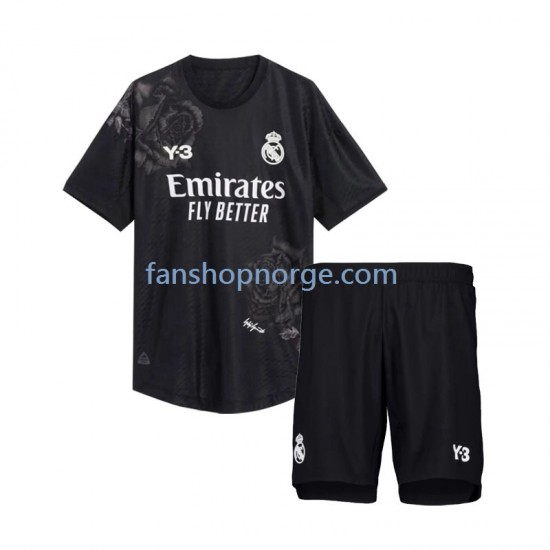 Billige Fotballdrakter Real Madrid Y3 Keeper Barn Fjerdedrakt 2023-2024 Kortermet