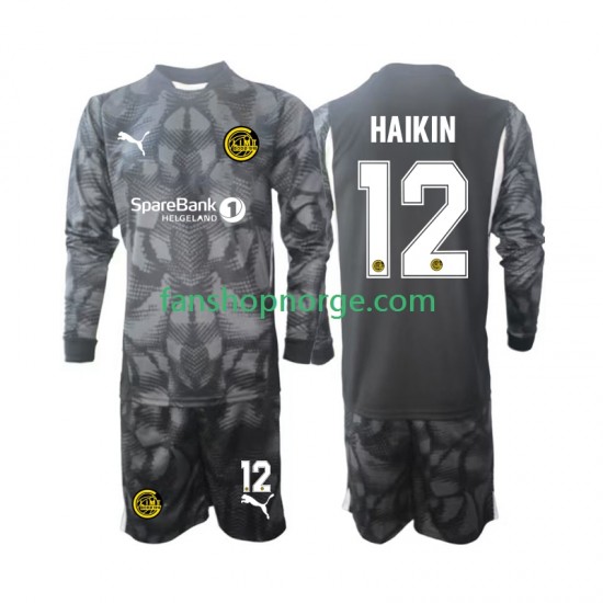 Billige Fotballdrakter FK Bodø Glimt Nikita Haikin 12 Keeper Barn Hjemmedrakt 2025 Langermet