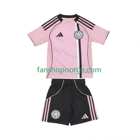 Billige Fotballdrakter Leicester City Barn Tredjedrakt 2025-2026 Kortermet