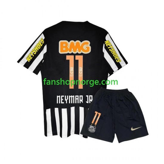 Billige Fotballdrakter Santos FC Neymar JR 11 -2012 Retro Barn Bortedrakt 2011 Kortermet