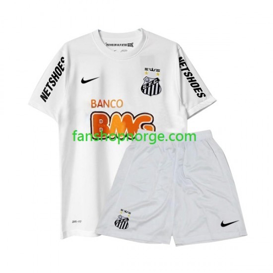 Billige Fotballdrakter Santos FC -2012 Retro Barn Hjemmedrakt 2011 Kortermet