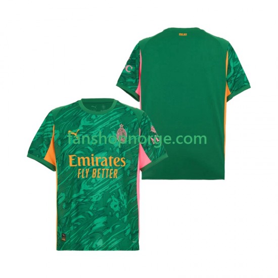 Billige Fotballdrakter AC Milan Keeper Herre Bortedrakt 2025-2026 Kortermet