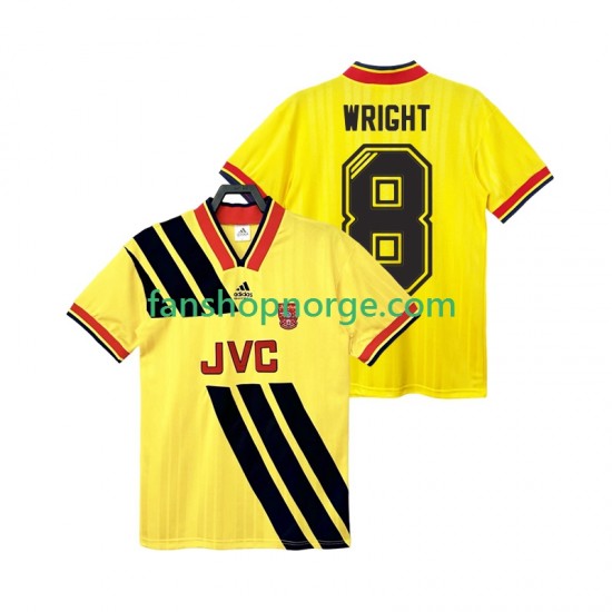 Billige Fotballdrakter Arsenal WRIGHT 8 1993 Retro Herre Bortedrakt 1994 Kortermet