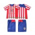 Billige Fotballdrakter Atlético Madrid 2005 Retro Barn Hjemmedrakt 2004 Kortermet