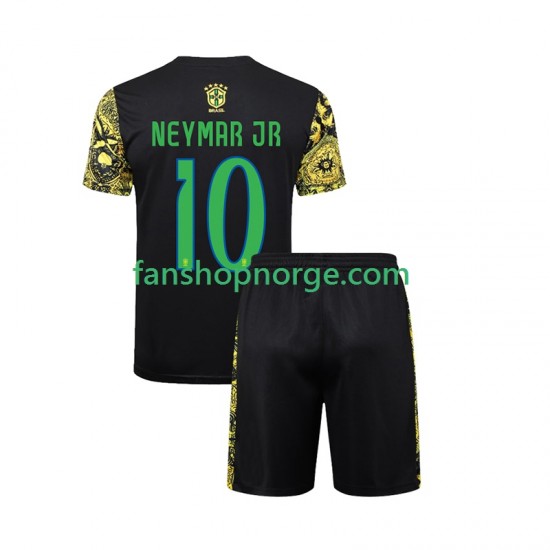 Billige Fotballdrakter Brasil Neymar JR 10 Jesus Barn Hjemmedrakt 2024 Kortermet