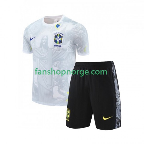 Brasil Special JESUS Football Shirts Barn Hjemmedrakt 2024-2025 Kortermet