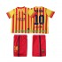 Billige Fotballdrakter FC Barcelona Lionel Messi 10 2013 2014 Retro Barn Bortedrakt Kortermet