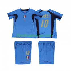 Billige Fotballdrakter Italia TOTTI 10 Retro Barn Hjemmedrakt 2006 Kortermet