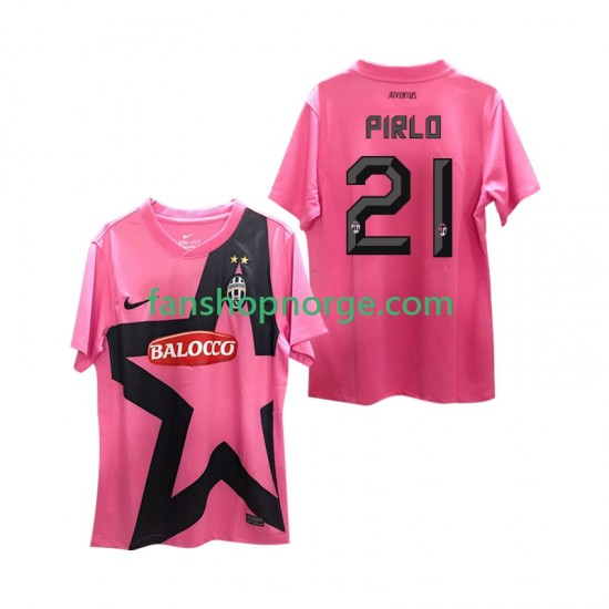 Billige Fotballdrakter Juventus Andrea Pirlo 21 -2012 Retro Herre Bortedrakt 2011 Kortermet