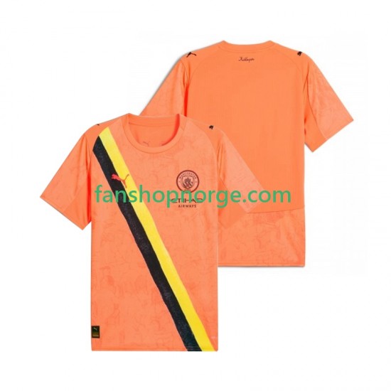 Billige Fotballdrakter Manchester City UPER Keeper Herre Barn Hjemmedrakt 2025-2026 Kortermet