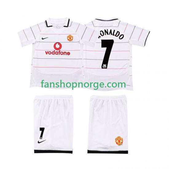 Billige Fotballdrakter Manchester United Cristiano Ronaldo 7 2003 2005 Retro Barn Hjemmedrakt Kortermet