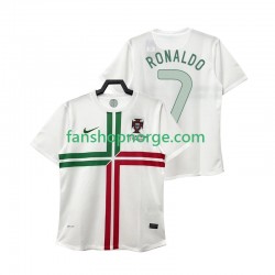 Billige Fotballdrakter Portugal Cristiano Ronaldo 7 2012 Retro Herre Bortedrakt Kortermet