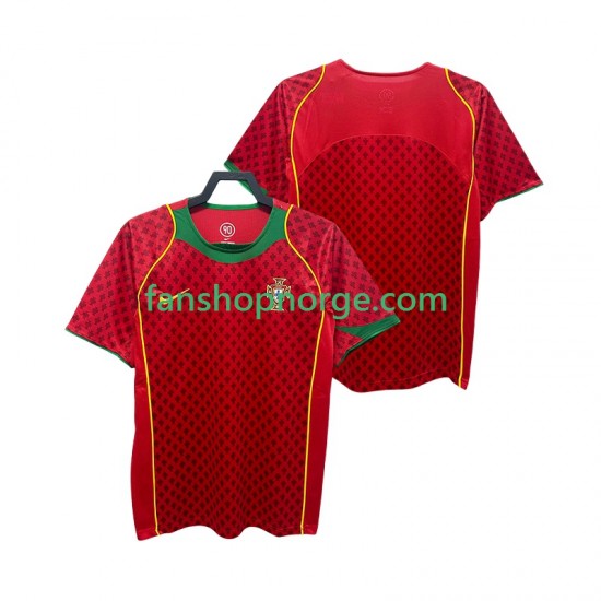 Billige Fotballdrakter Portugal Retro Herre Hjemmedrakt 2004 Kortermet