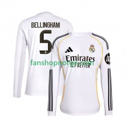 Billige Fotballdrakter Real Madrid Jude Bellingham 5 Herre Hjemmedrakt 2025-2026 Langermet