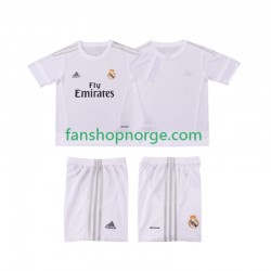 Billige Fotballdrakter Real Madrid 2015 2016 Retro Barn Hjemmedrakt Kortermet
