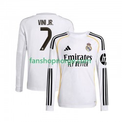 Billige Fotballdrakter Real Madrid Vinicius Junior 7 Herre Hjemmedrakt 2025-2026 Langermet