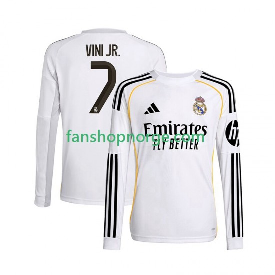 Billige Fotballdrakter Real Madrid Vinicius Junior 7 Herre Hjemmedrakt 2025-2026 Langermet