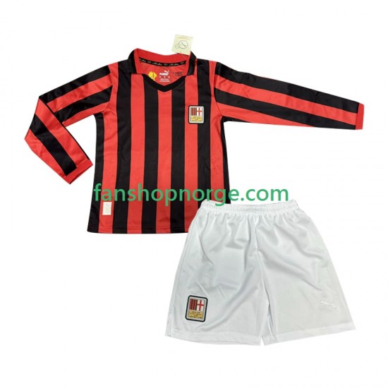 Billige Fotballdrakter AC Milan 125th Anniversary Barn Hjemmedrakt 2024-2025 Langermet