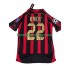 Billige Fotballdrakter AC Milan KAKA 8 2007 Retro Herre Hjemmedrakt 2006 Kortermet