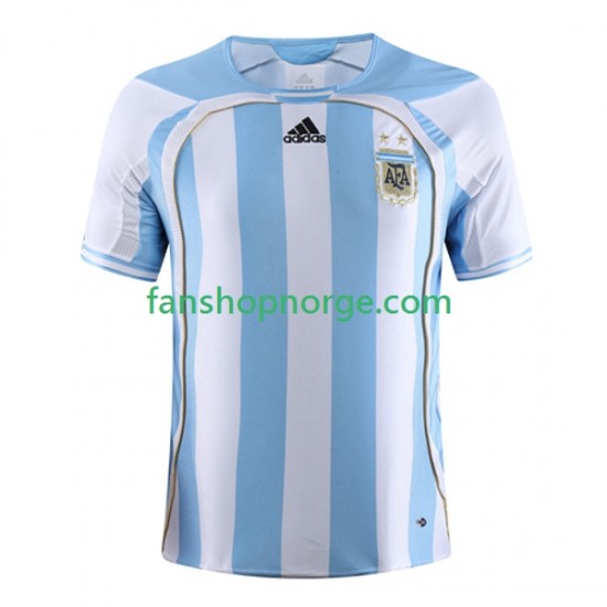 Billige Fotballdrakter Argentina Retro Herre Hjemmedrakt 2006 Kortermet