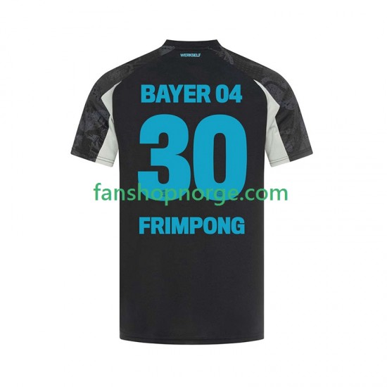 Billige Fotballdrakter Bayer 04 Leverkusen Frimpong 30 Herre Tredjedrakt 2024-2025 Kortermet